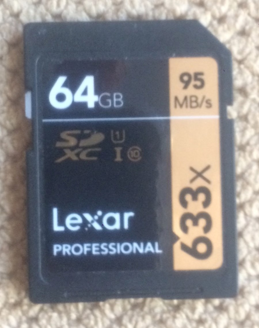 Louez Lexar 64 GB SD kaart de Leendert