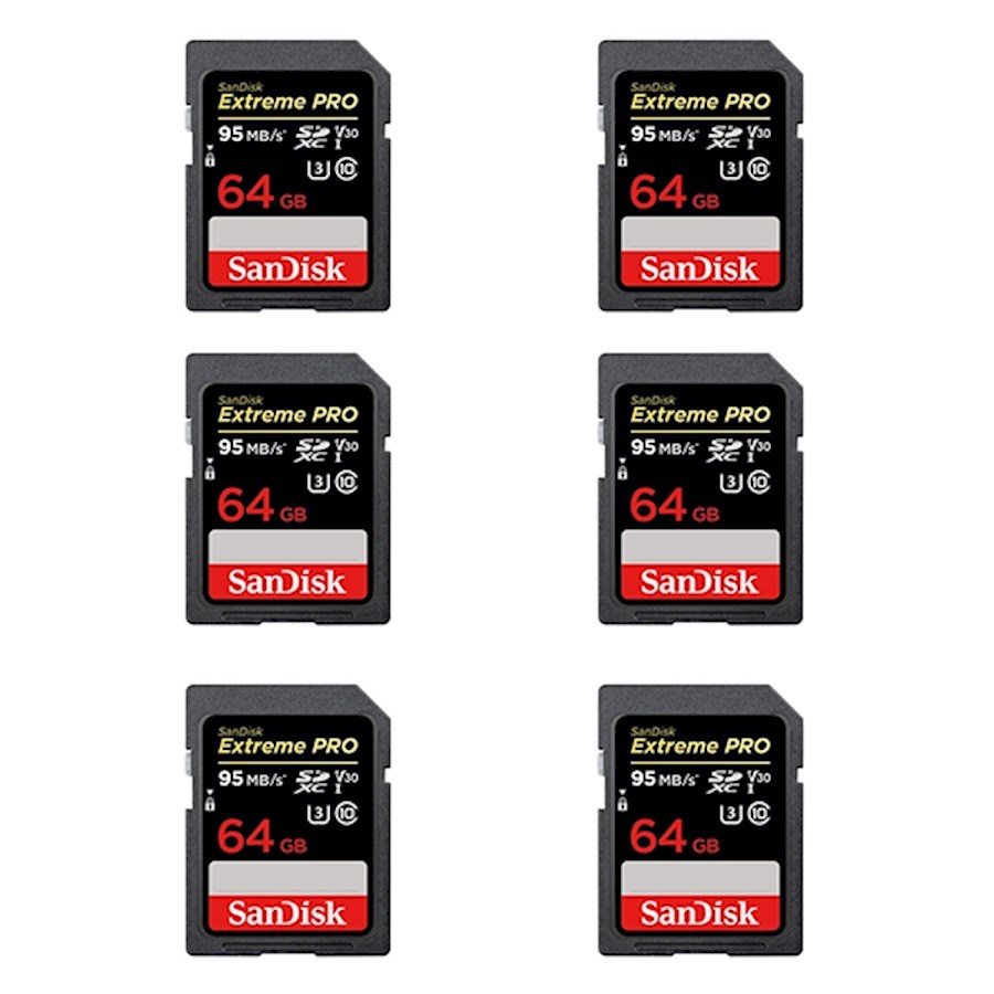 Rent 6X SANDISK 64GB SD KAA... from BV OSTRON