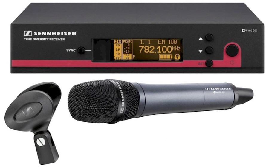 Rent Sennheiser wireless mic from Vander Auwera, Johan
