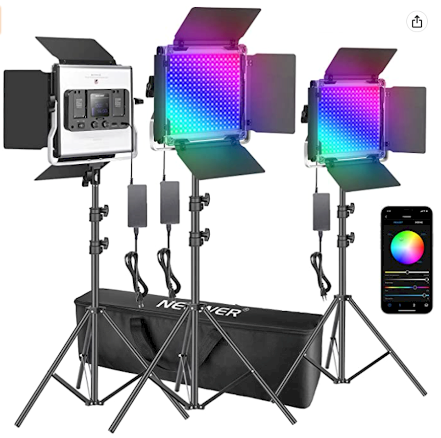 Rent 3x LED panel (RGBW) me... from Christian